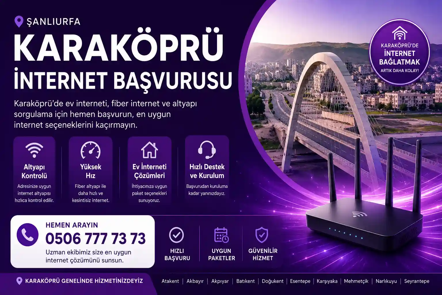 Karaköprü İnternet Başvurusu
