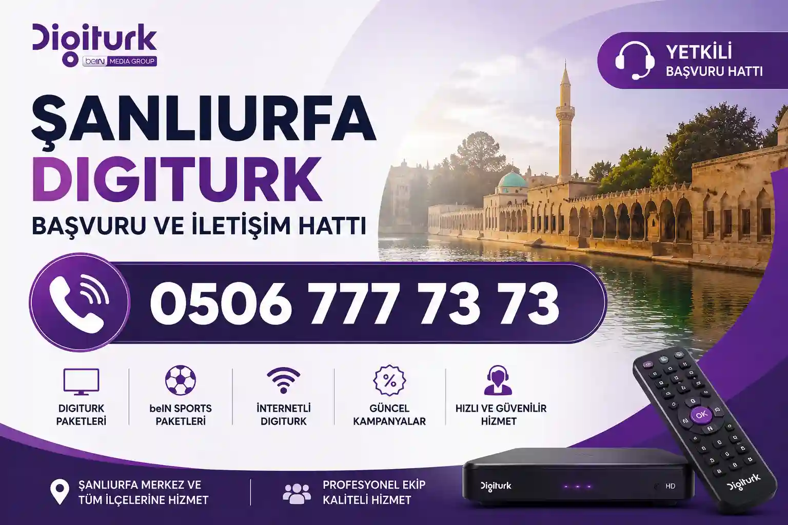 Şanlıurfa Digiturk Telefon Numarası